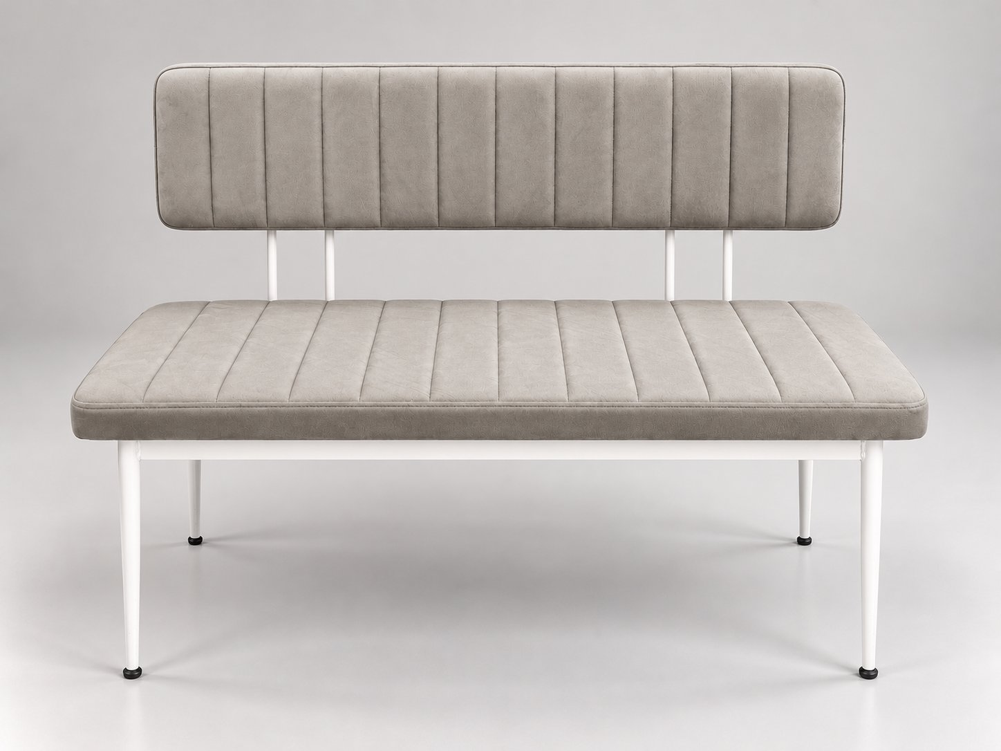 Sırtlı Metal Ayaklı Konikli Bench